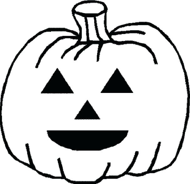607x588 Pumpkin Halloween Coloring Pages Pumpkin Coloring Halloween