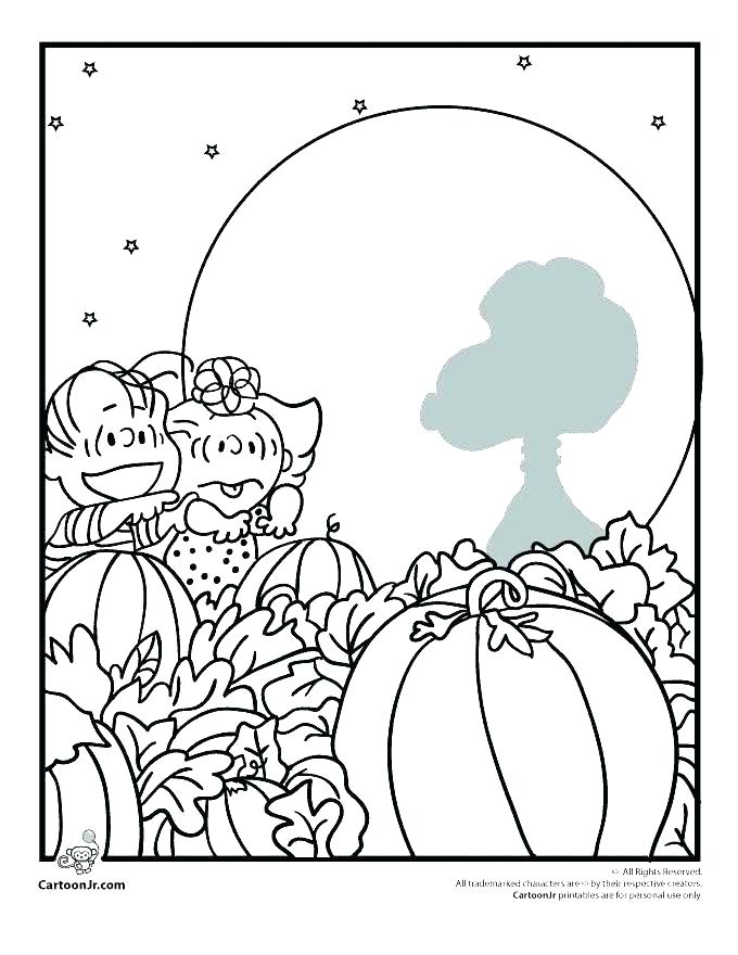 680x880 Pumpkin Patch Coloring Page