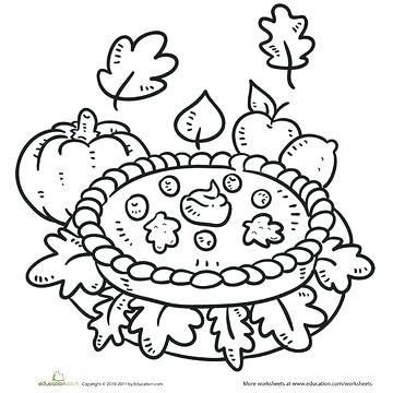 360x360 Here Are Pumpkin Pie Coloring Page Pictures Pumpkin Pie Printable