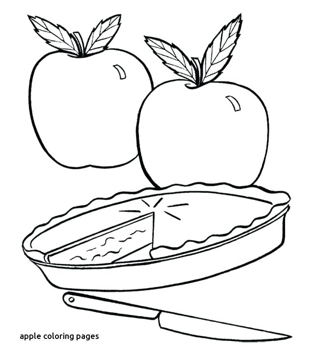 650x736 Pie Coloring Page Fresh Apple Pie Coloring Page For Apple Coloring