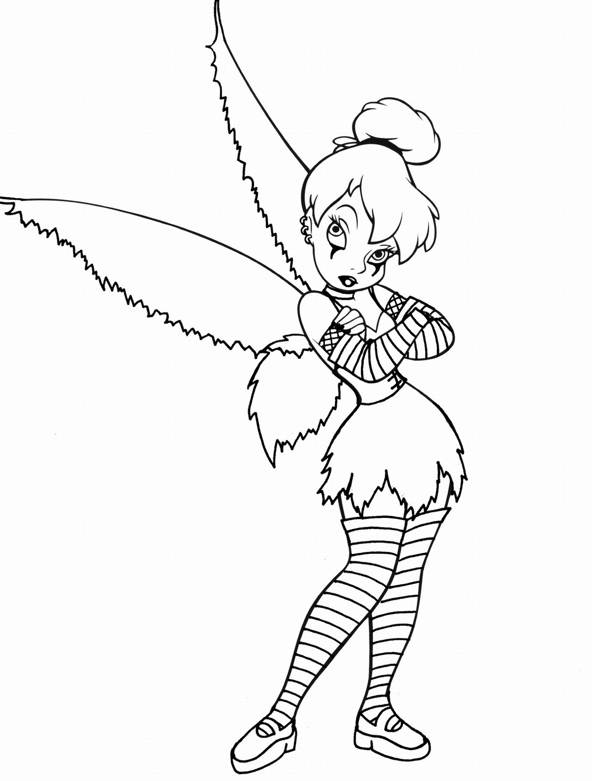 1214x1600 Punk Coloring Pages Learnfree Me Endear Disney