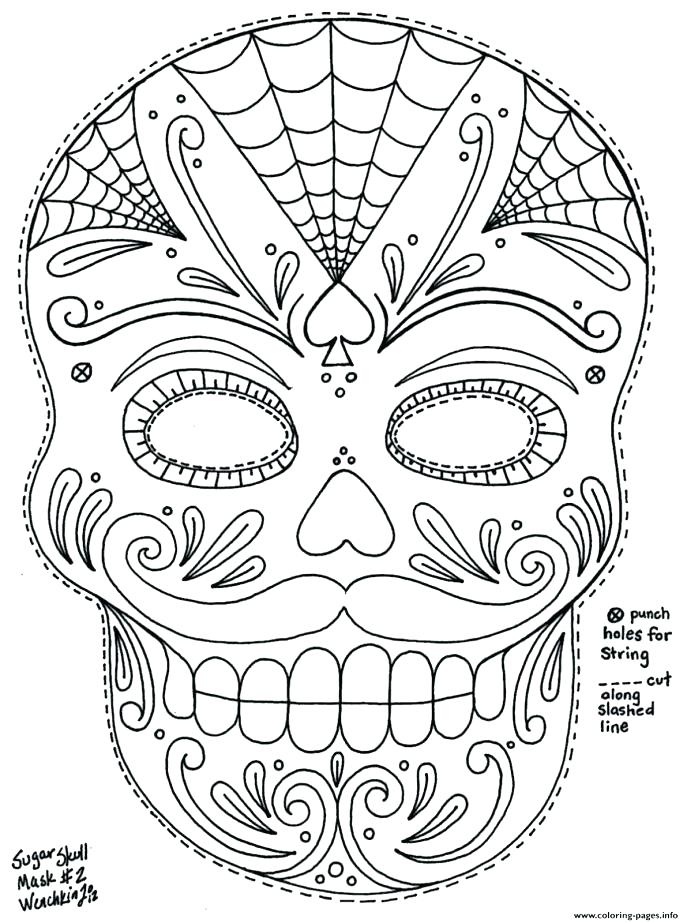 687x923 Skull Coloring Pages Anatomy