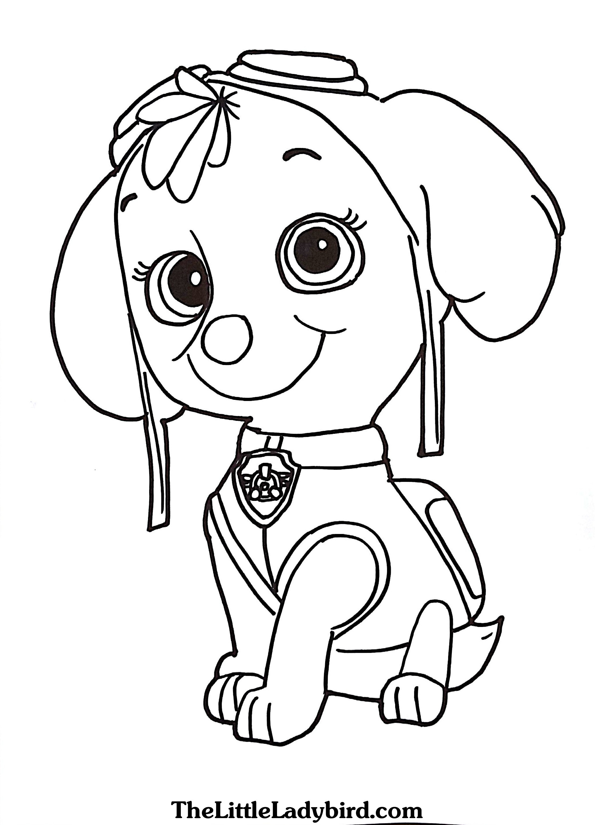 2066x2866 Free Paw Patrol Coloring Pages Free Skye From Paw Patrol Coloring