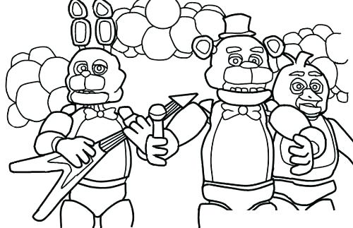500x323 Puppet Coloring Pages Fun Coloring Pages Five Nights At Coloring