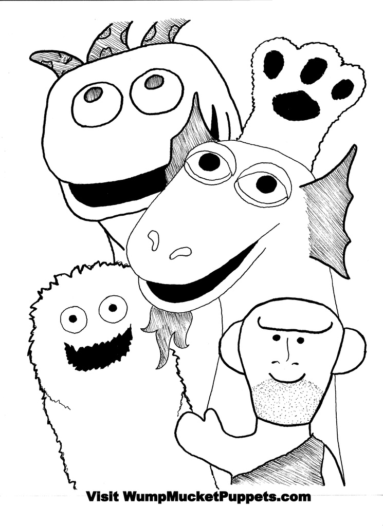 745x1024 Wump Mucket Puppets Free Coloring Pages