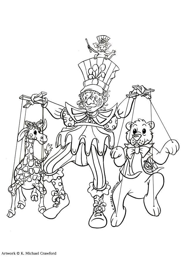 620x875 Theater Coloring Pages Coloring Page Puppet Show