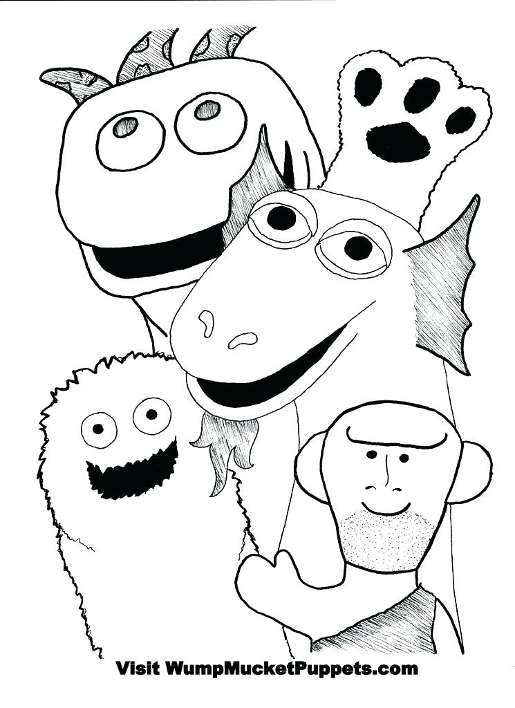 745x1024 Puppet Coloring Pages Coloring Hand Puppets Colouring Pages