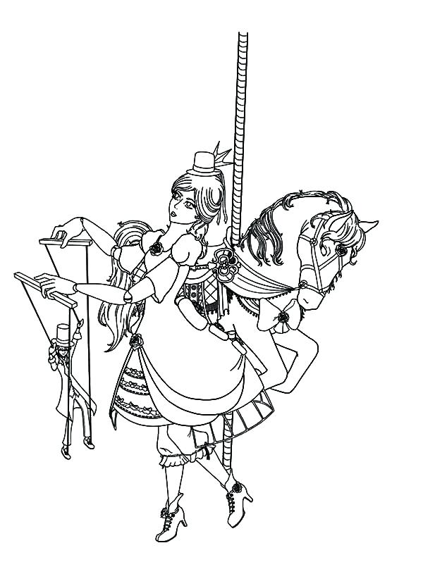 600x815 Puppet Coloring Pages Princess And Pirates Puppet Show Coloring