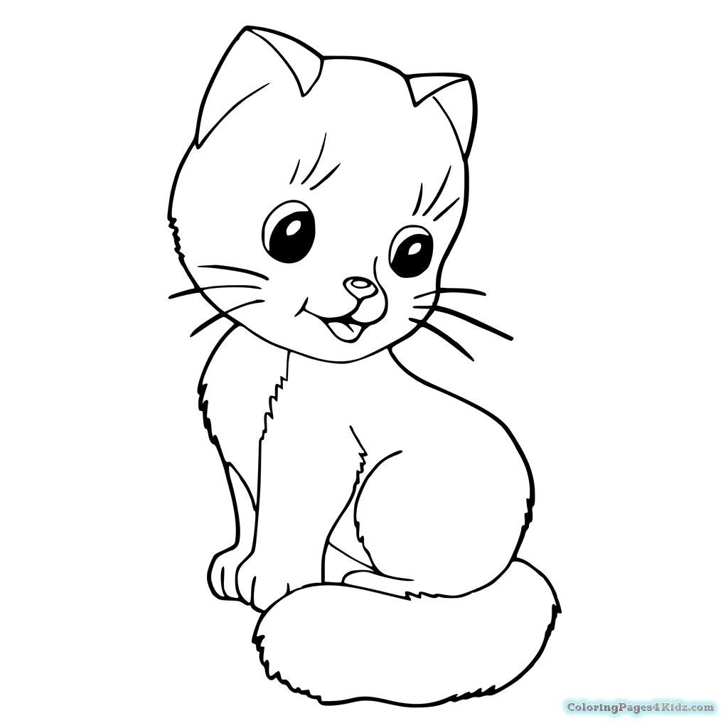 1024x1024 Puppy And Kitten Coloring Pages Coloring Pages For Kids