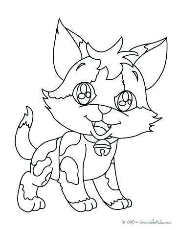 364x470 Kitty Coloring Pages Wonderful Kitten Page Brilliant Kitty