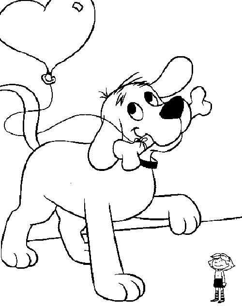 500x634 Clifford Puppy Days Coloring Pages New Clifford Coloring Pages