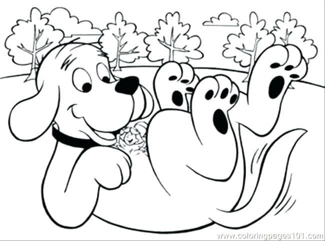 650x481 Coloring Clifford Dog Clifford Coloring Pages