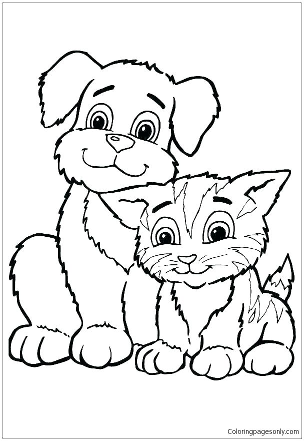 608x881 Puppy Coloring Book