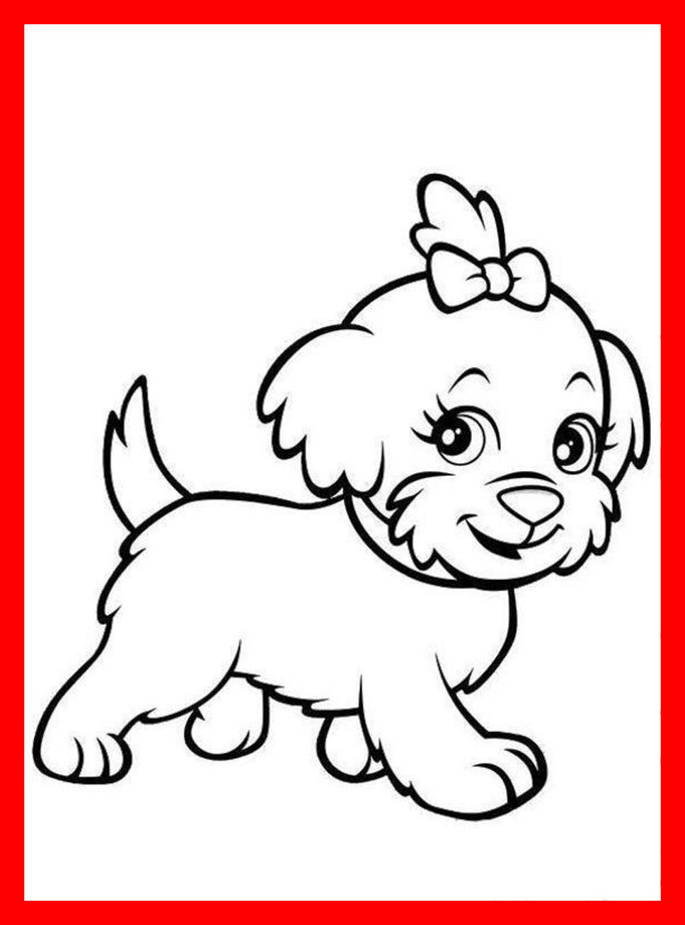 968x1308 Inspiring Puppy Coloring Page Printable Of Online Style