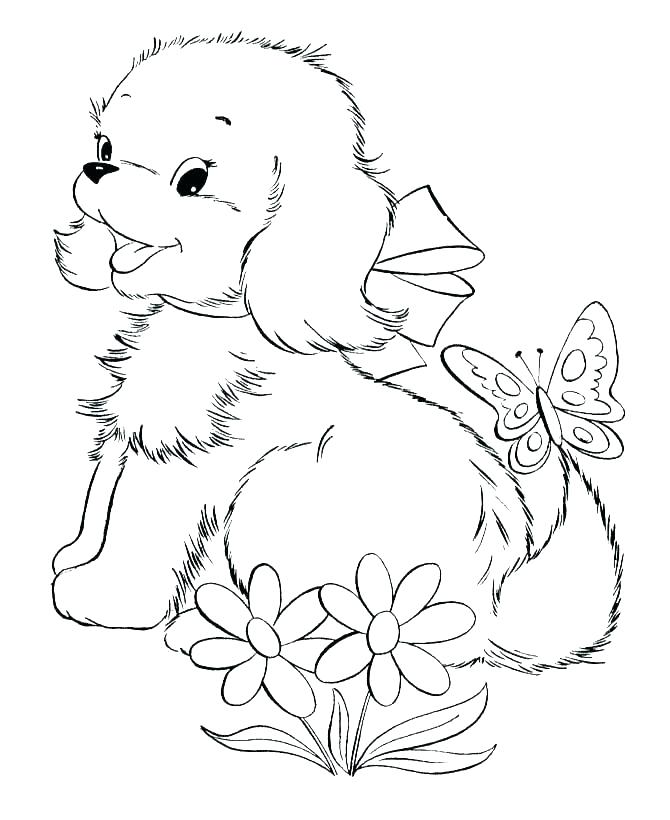 670x820 Golden Retriever Puppy Coloring Pages Printable Puppy Coloring