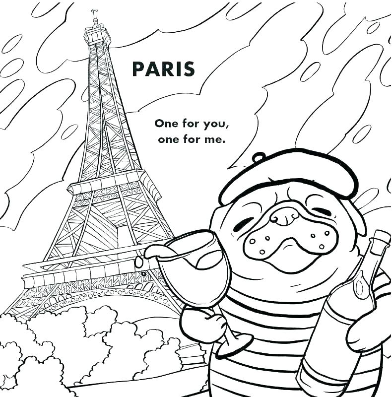 790x800 Coloring Pages Of Puppies And Dogs Precision Pug Dog Coloring