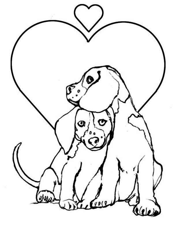 600x782 Puppy Love Coloring Pages Puppy Love Coloring Pages