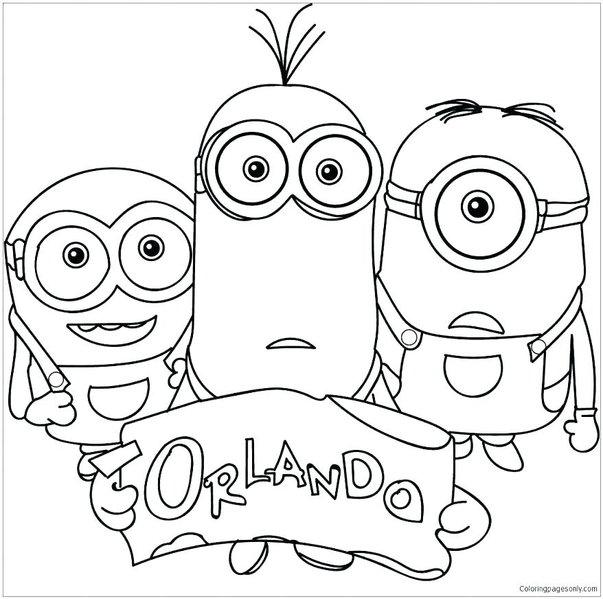 878x872 Purple Minion Coloring Pages Despicable Coloring Animals Pages