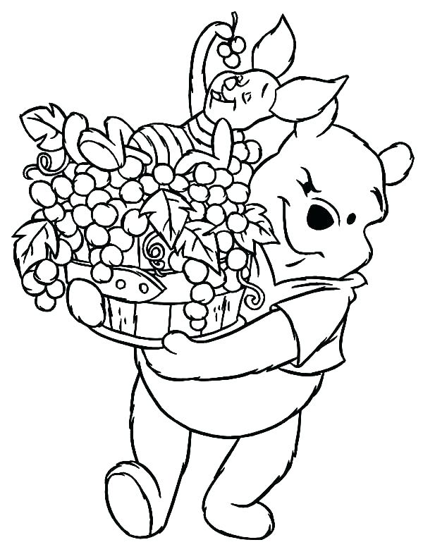 600x776 Grapes Coloring Page Grapes Coloring Pages Preschool Grapes