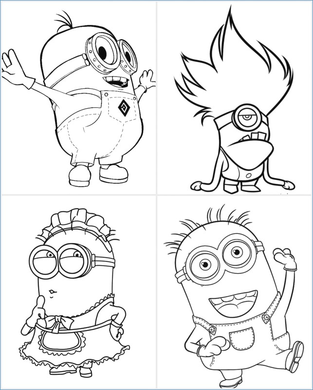 643x800 Minion Coloring Pages To Print
