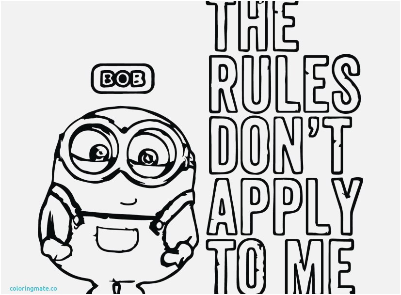 827x609 Minion Printable Coloring Pages Footage Minion Bob Printable