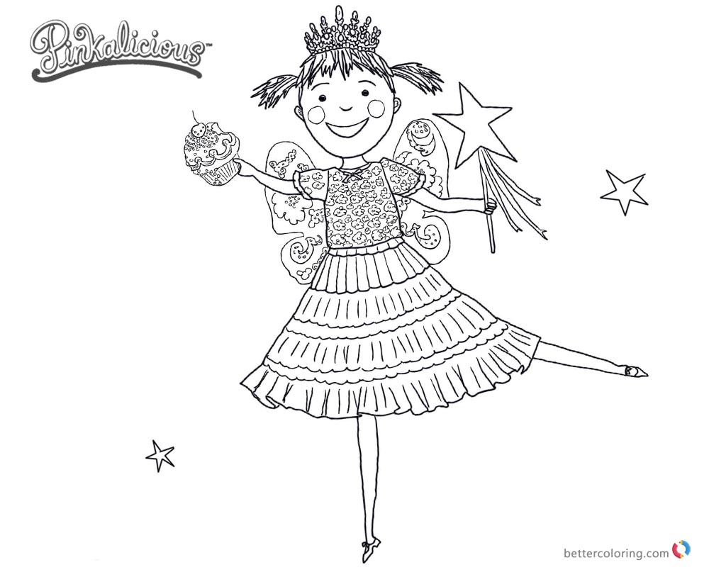 1000x800 Heavenly Pinkalicious Coloring Pages Preschool In Humorous