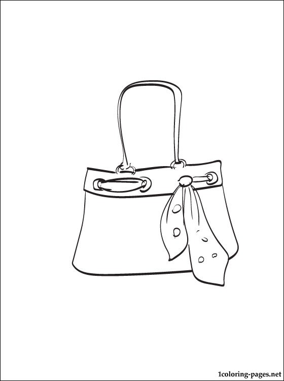 560x750 Purse Coloring Page Handbag Coloring Page Coloring Pages