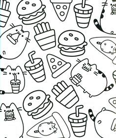 236x280 Pusheen Coloring Book Pusheen Pusheen The Cat Pusheen Coloring