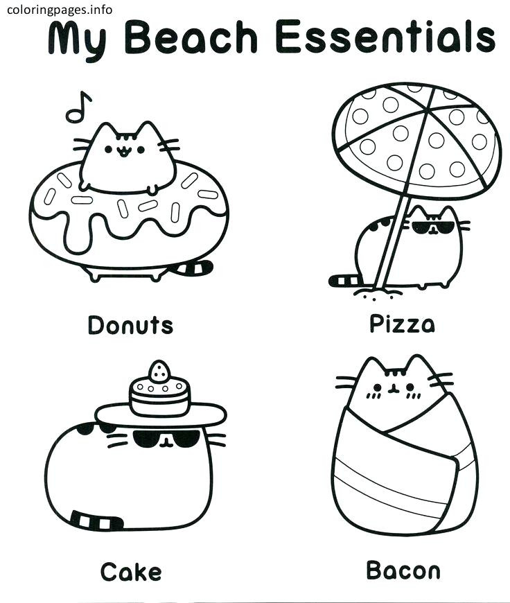 736x870 Pusheen Coloring Pages Christmas Also Print A Freeappdaily Me