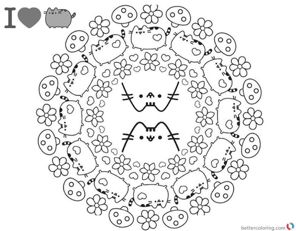 1000x780 Pusheen Coloring Pages Coloring Book Cover