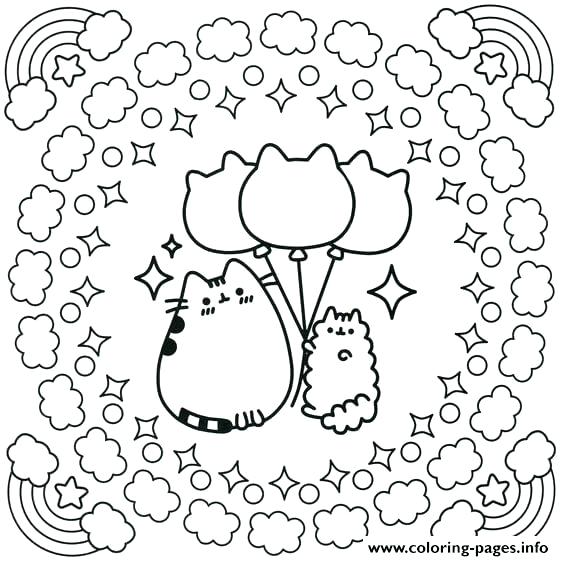 564x561 Pusheen Coloring Pages Coloring Pictures As Well As Coloring Pages