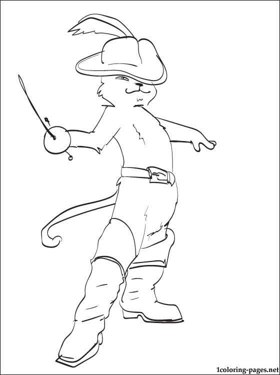 560x750 Puss In Boots Coloring Page Coloring Pages