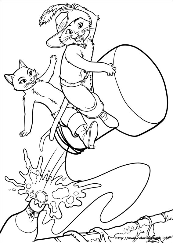567x794 Puss In Boots Coloring Pages On Coloring