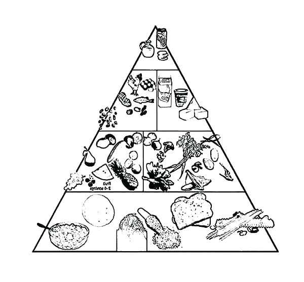 600x557 Pyramid Coloring Page Food Pyramid Coloring Page Collection Food