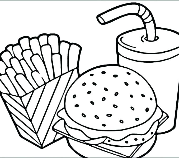 678x600 Food Pyramid Coloring Pages