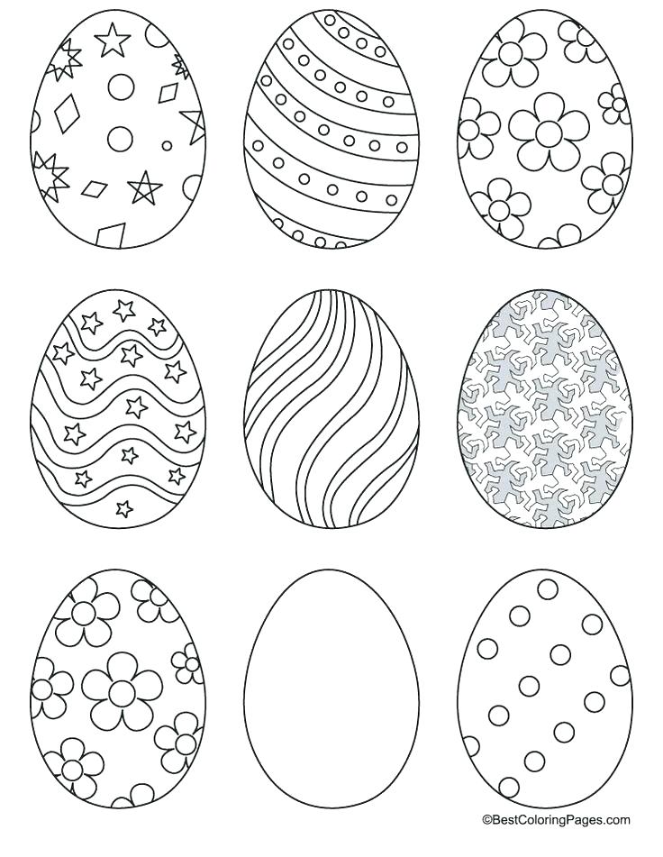 736x951 Eggs Coloring Page