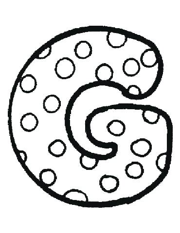 370x480 Letter Q Coloring Page