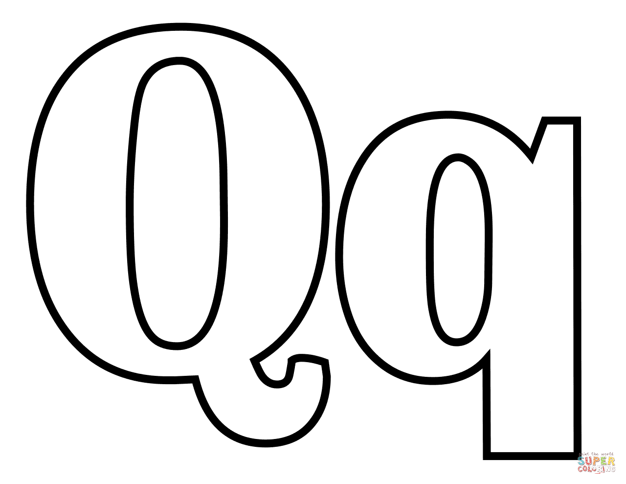 1280x989 Letter Q Coloring Pages Free Coloring Pages Letter Q Coloring Page