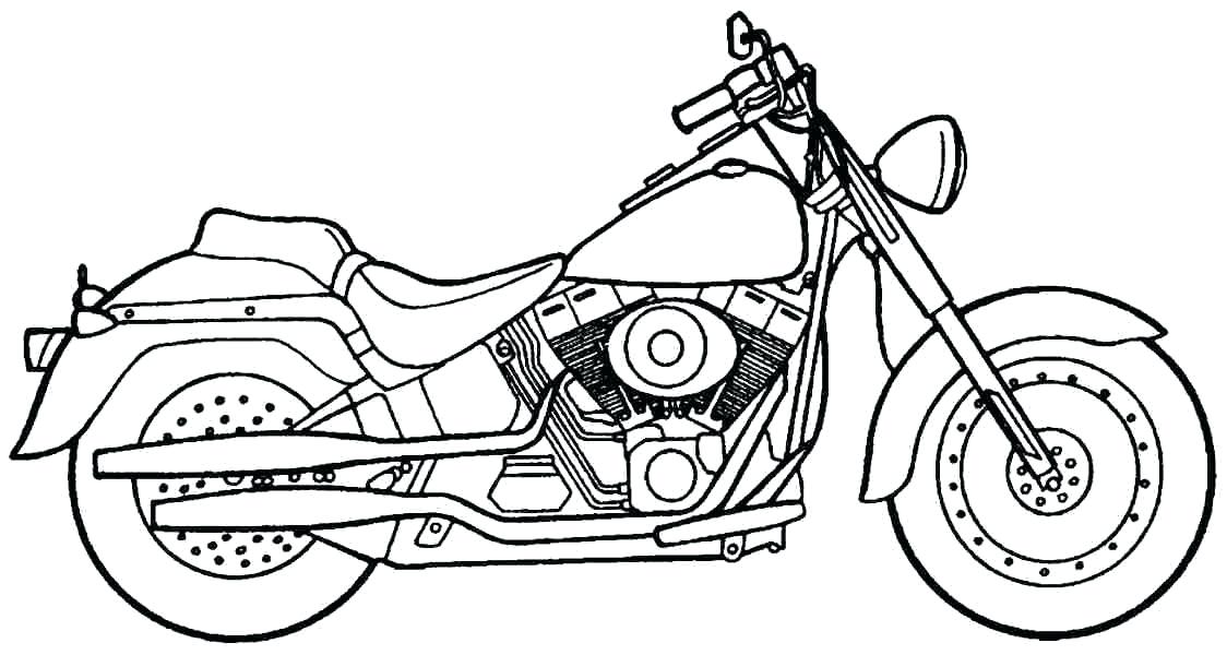 1124x600 Free Printable Motorcycle Coloring Pages For Kids Motorcycle