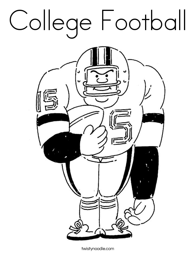 685x886 Quarterback Coloring Page