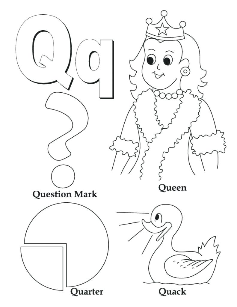 791x1024 Letter Q Is For Queen Bee Coloring Page
