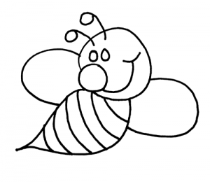 300x260 Bee Coloring Pages Bee Coloring Pages Bees And Teacher