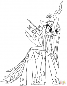 236x300 Pony Likes Sweets Cartoon Coloring Page