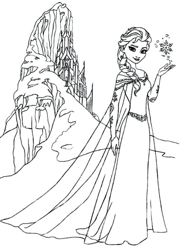 600x828 Queen Coloring Page Queen Amazing Ice Castle Coloring Pages Queen