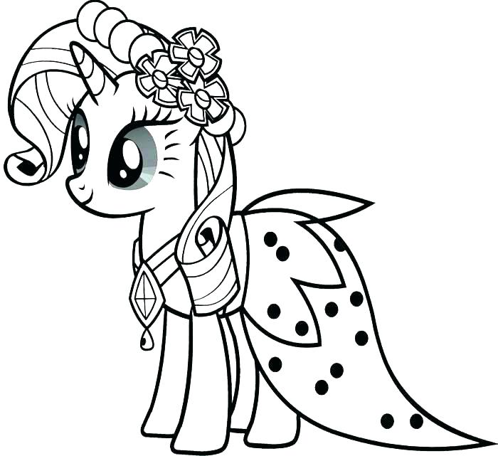 700x641 My Little Pony Printable Coloring Pages