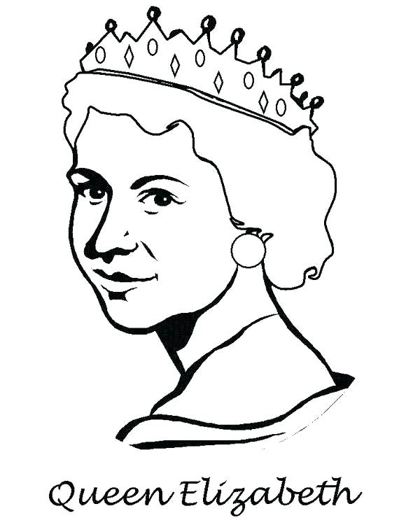 570x760 Queen Coloring Pages Queen Diamond Jubilee Coloring Pages Queen