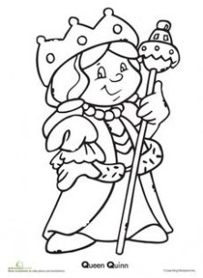 223x305 Queen Coloring Page Arts And Crafts Just Coloring