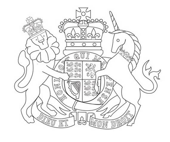 570x476 Queen Elizabeth Diamond Jubilee Coloring Pages