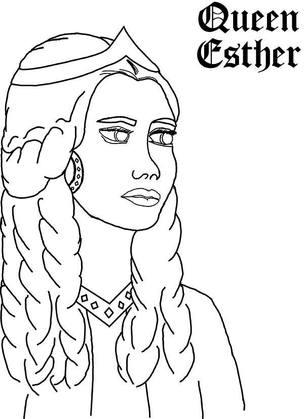 600x826 Queen Esther, Queen Esther Picture Coloring Page Coloring