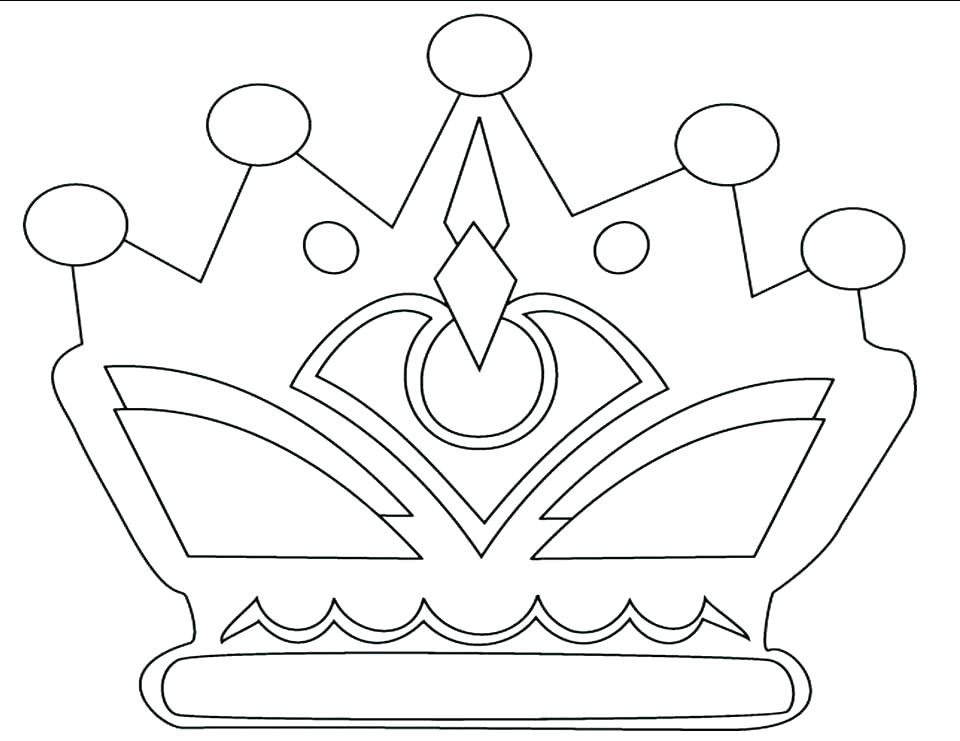 960x741 Crown Coloring Pages Free Printable Cut Out Crown Coloring Page
